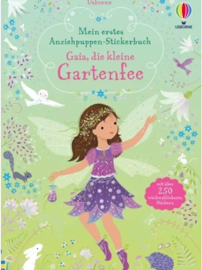 Buch - Mein erstes Anziehpuppen-Stickerbuch: Gaia, die kleine Gartenfee