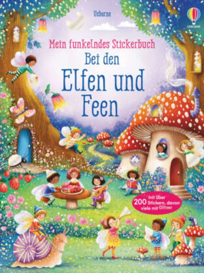 Buch - Mein funkelndes Stickerbuch: Bei den Elfen und Feen