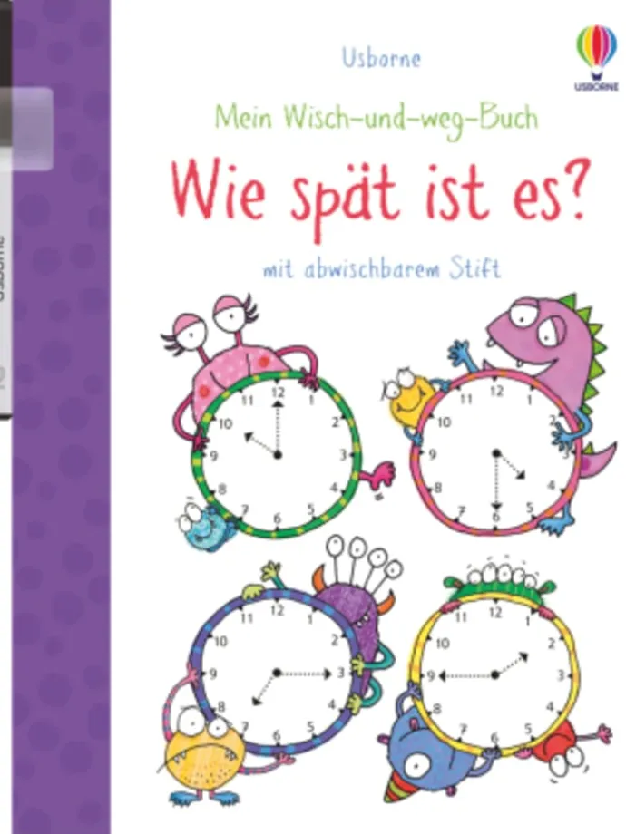Buch - Mein Wisch-und-weg-Buch: Wie spät ist es?
