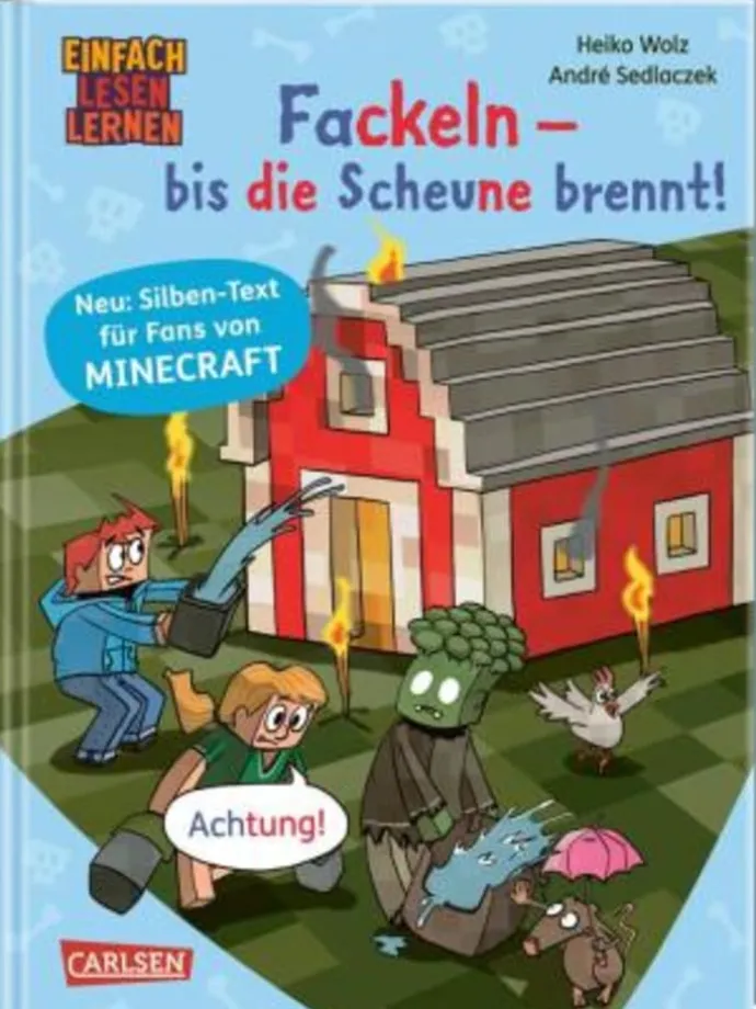 Buch - Minecraft Silben-Geschichten: Fackeln - bis die Scheune brennt!