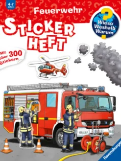 Buch - Wieso? Weshalb? Warum? Stickerheft - Feuerwehr