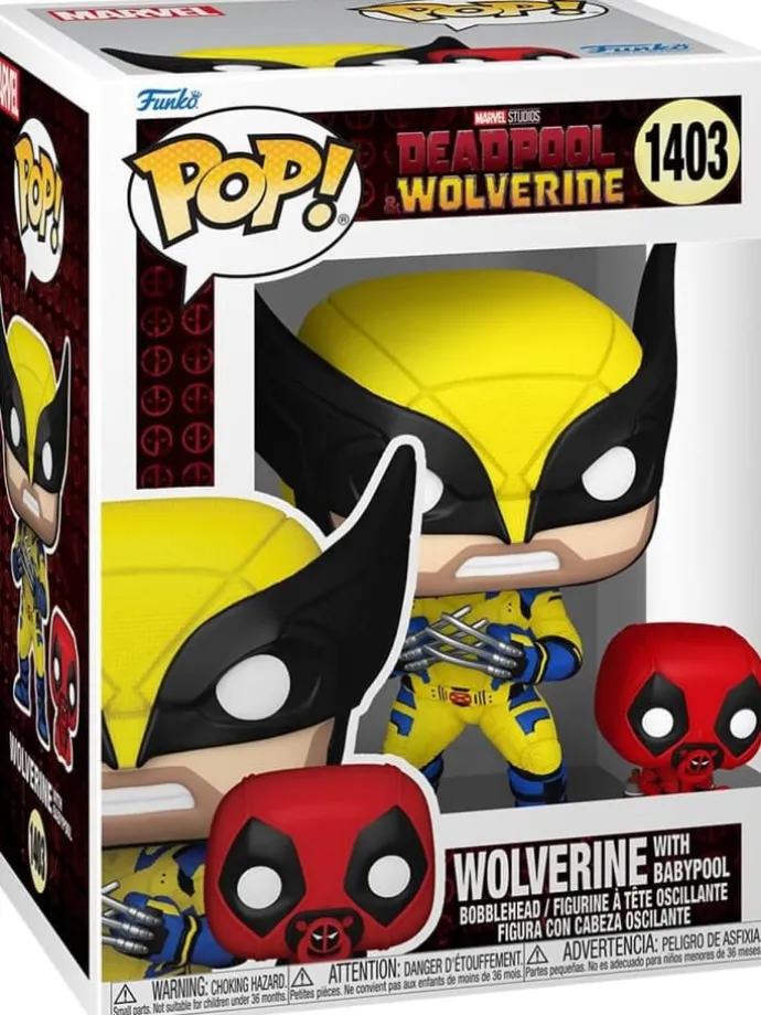 Buddy Deadpool & Wolverine with Babypool Vinyl-Sammelfigur 3+