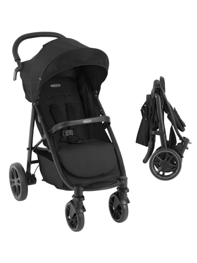 Buggy & Sportwagen Eezefold mit Liegefunktion in schwarz