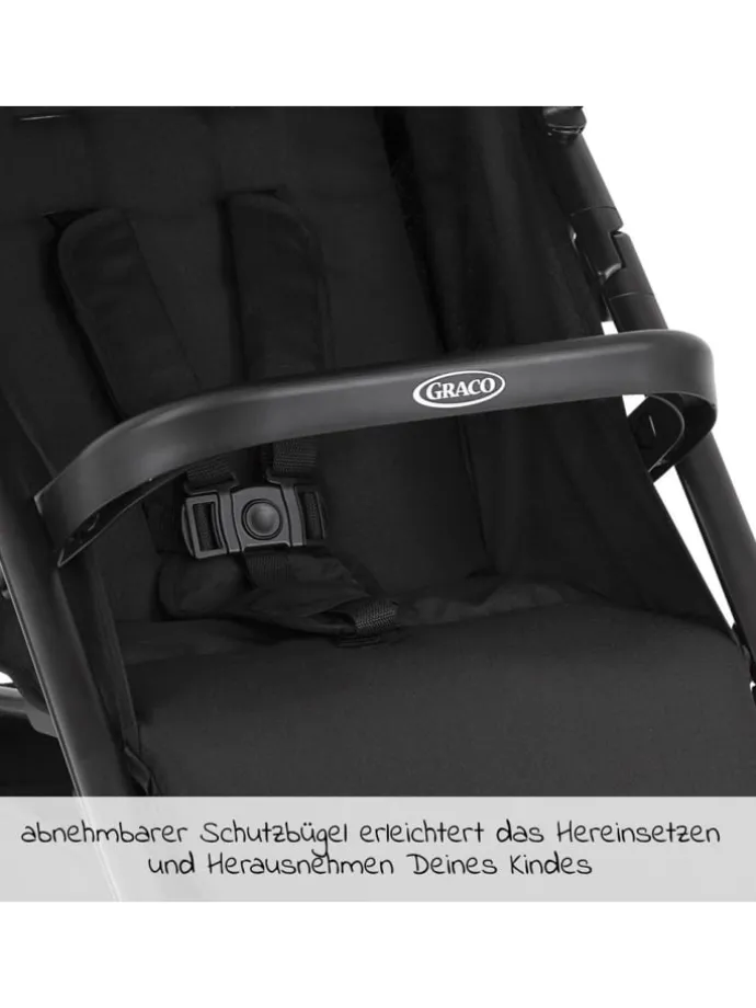 Buggy & Sportwagen Eezefold mit Liegefunktion in schwarz