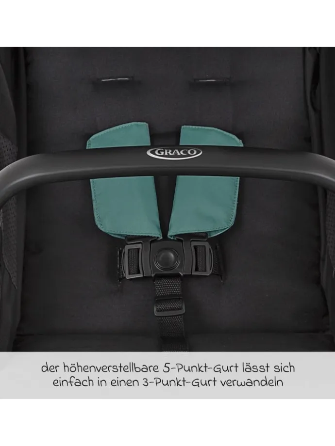 Buggy- & Sportwagen Myavo bis 22 kg belastbar in gruen,schwarz