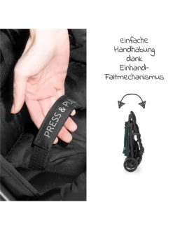 Buggy & Sportwagen Rapid 4 (bis 25 kg) - in schwarz,blau