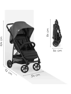 Buggy & Sportwagen Rapid 4 (bis 25 kg) - in schwarz,grau
