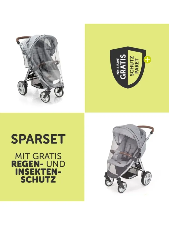 Buggy & Sportwagen Runner 2 (mit großen Luftreifen) in schwarz