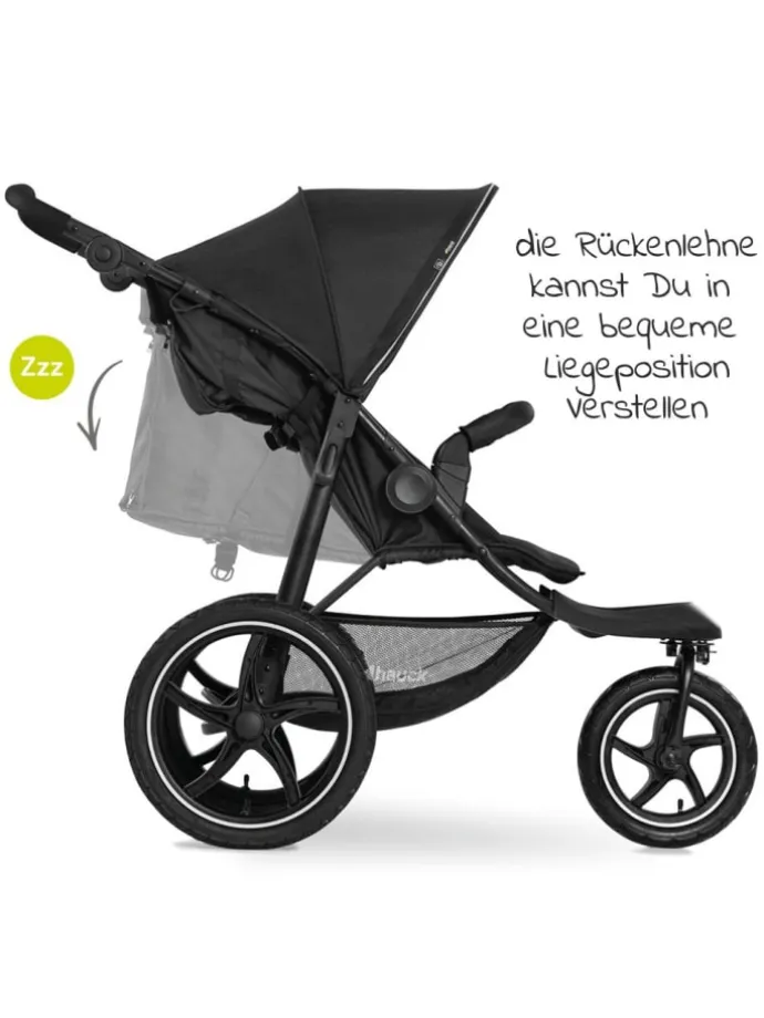 Buggy & Sportwagen Runner 2 (mit großen Luftreifen) in schwarz