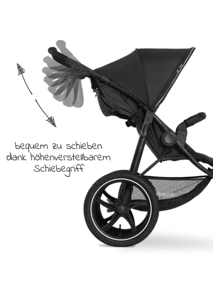 Buggy & Sportwagen Runner 2 (mit großen Luftreifen) in schwarz