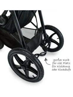 Buggy & Sportwagen Runner mit Luftreifen in schwarz,gruen