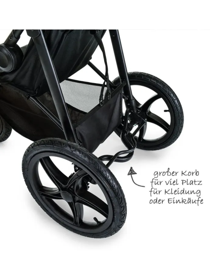 Buggy & Sportwagen Runner mit Luftreifen in schwarz,gruen