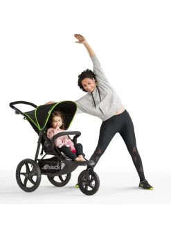 Buggy & Sportwagen Runner mit Luftreifen in schwarz,gruen