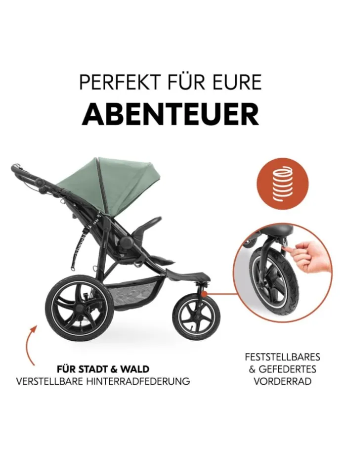 Buggy & Sportwagen Runner 3 (mit großen Luftreifen) in gruen,schwarz