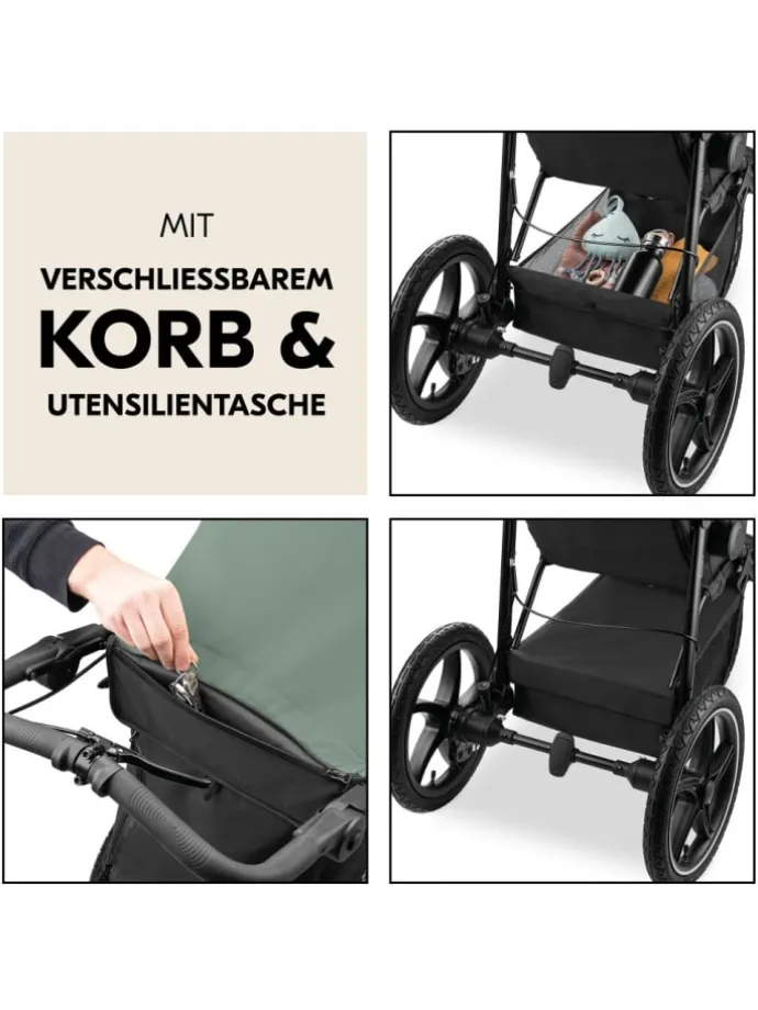 Buggy & Sportwagen Runner 3 (mit großen Luftreifen) in gruen,schwarz