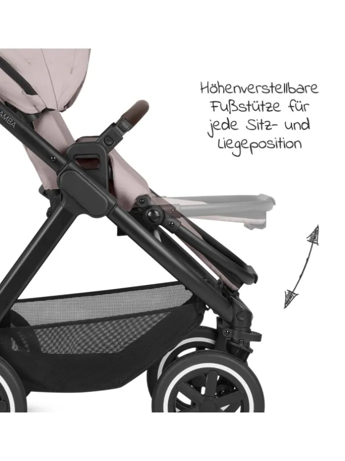Buggy & Sportwagen Samba mit Sportsitz (ab in rosa,schwarz