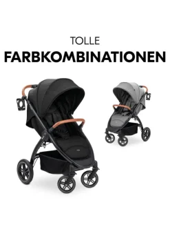 Buggy & Sportwagen UpTown Black (mit Liegefunktion, in schwarz