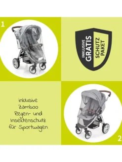 Buggy & Sportwagen UpTown Black (mit Liegefunktion in schwarz