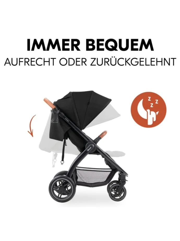 Buggy & Sportwagen UpTown Black (mit Liegefunktion in schwarz
