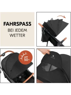 Buggy & Sportwagen UpTown Black (mit Liegefunktion in schwarz