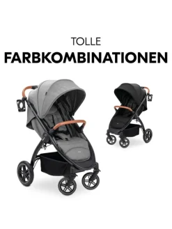 Buggy & Sportwagen UpTown Black (mit Liegefunktion, in grau