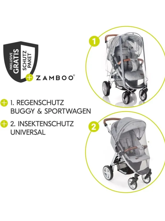 Buggy Citi Neo II inkl. XXL Zubehörpaket in grau