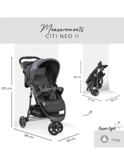 Buggy Citi Neo II inkl. XXL Zubehörpaket in grau