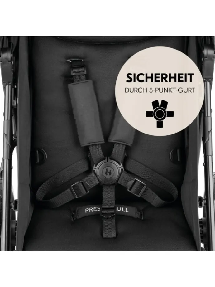 Buggy Rapid 3 Air (bis 25 kg) - mit Luftreifen, in schwarz