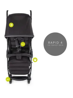 Buggy Rapid 4 inkl. XXL Zubehörpaket & B in schwarz