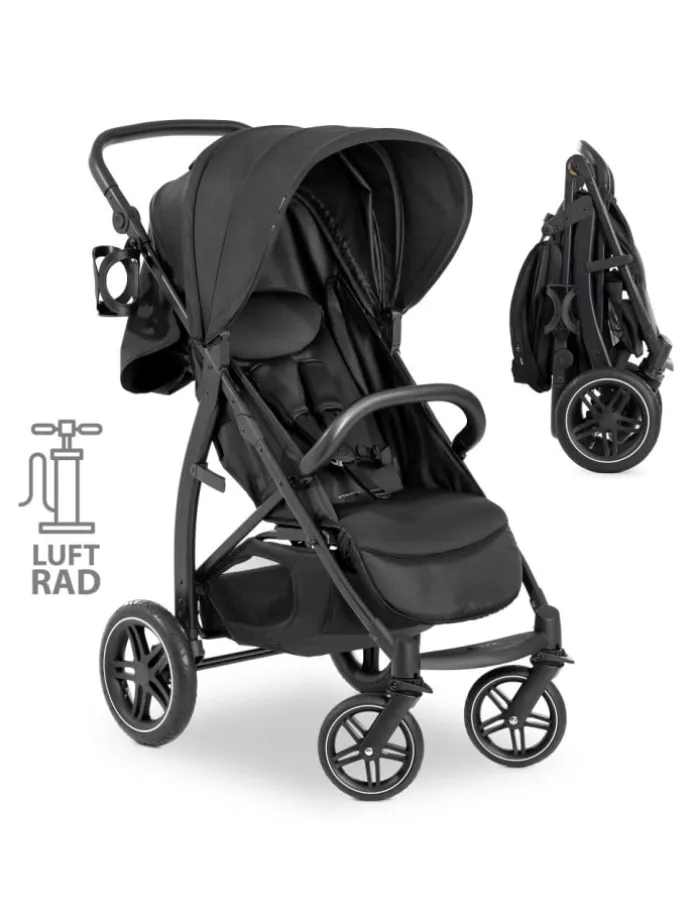 Buggy Rapid 4D AIR (bis 25 kg) - mit Luftreifen, in schwarz