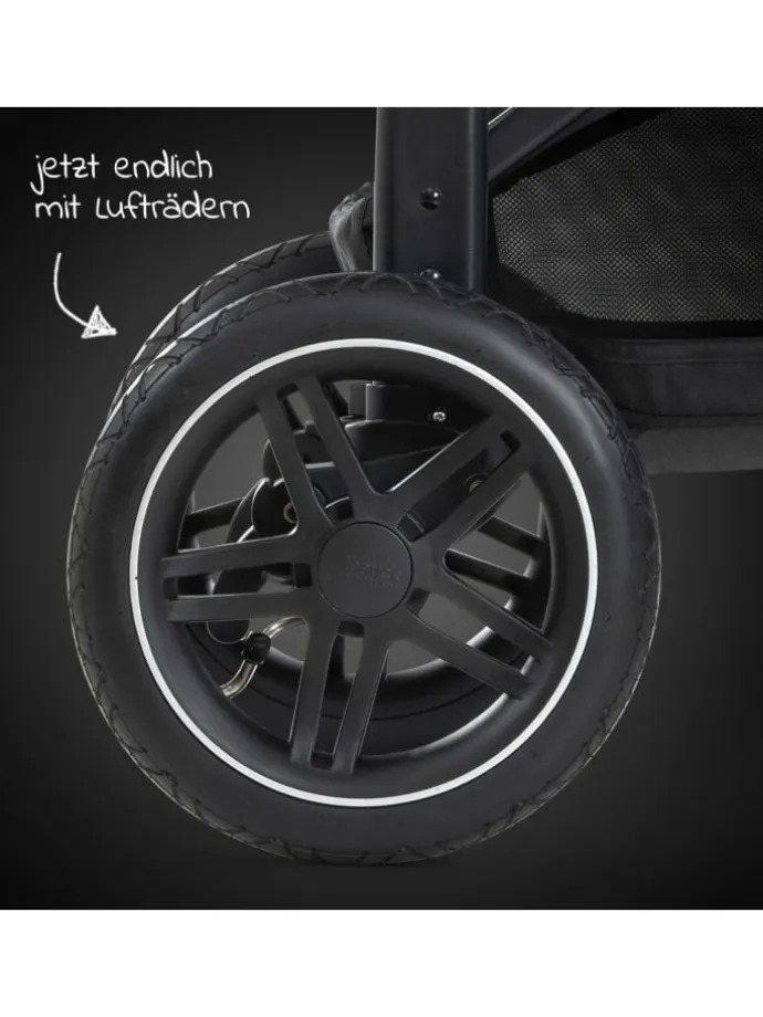 Buggy Rapid 4D AIR (bis 25 kg) - mit Luftreifen, in schwarz