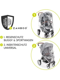 Buggy Rapid 4R Plus inkl. XXL Zubehörpaket in grau,schwarz