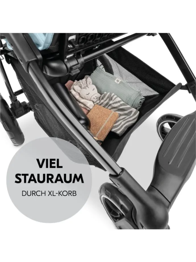 Buggy Shop N Care - Dusty Blue in blau