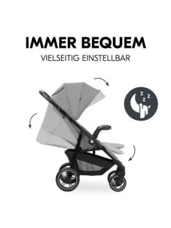 Buggy Shop N Care 2in1 Travel Set - Grey in grau