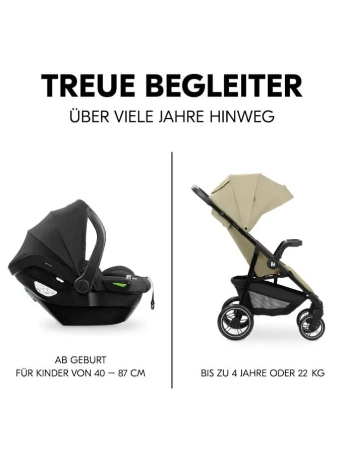 Buggy Shop N Care 2in1 Travel Set - Oliv in gruen