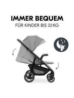 Buggy Shop N Care inkl. Reboarder Pearl Pro in grau,schwarz