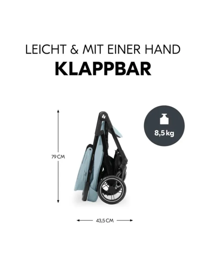 Buggy Shop N Care inkl. Reboarder Pearl Pro in blau,schwarz