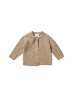 Cardigan in beige melange