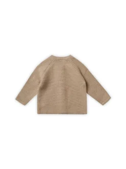 Cardigan in beige melange