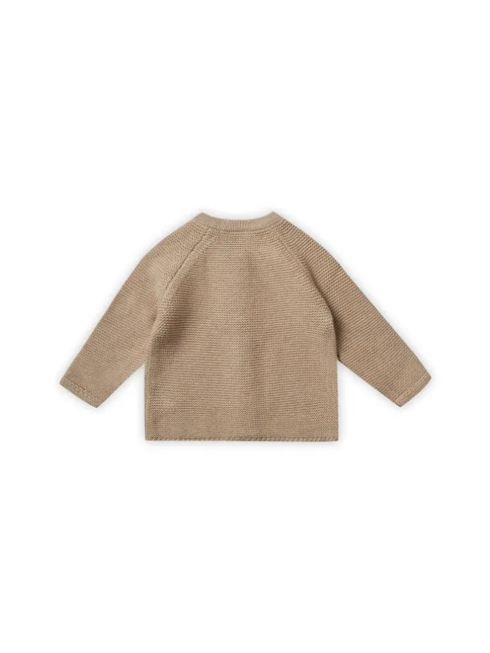 Cardigan in beige melange