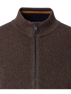 Cardigan in Braun