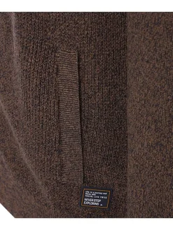Cardigan in Braun