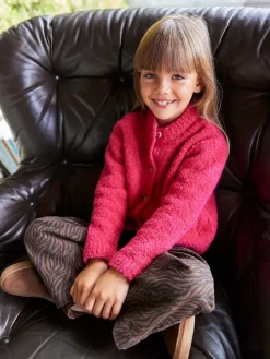 Cardigan in Fuchsia