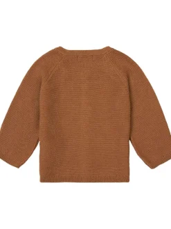 Cardigan in Hellbraun