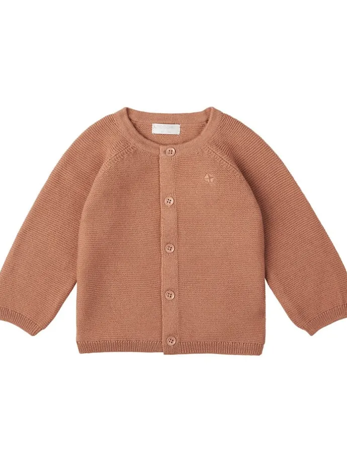 Cardigan in Hellbraun