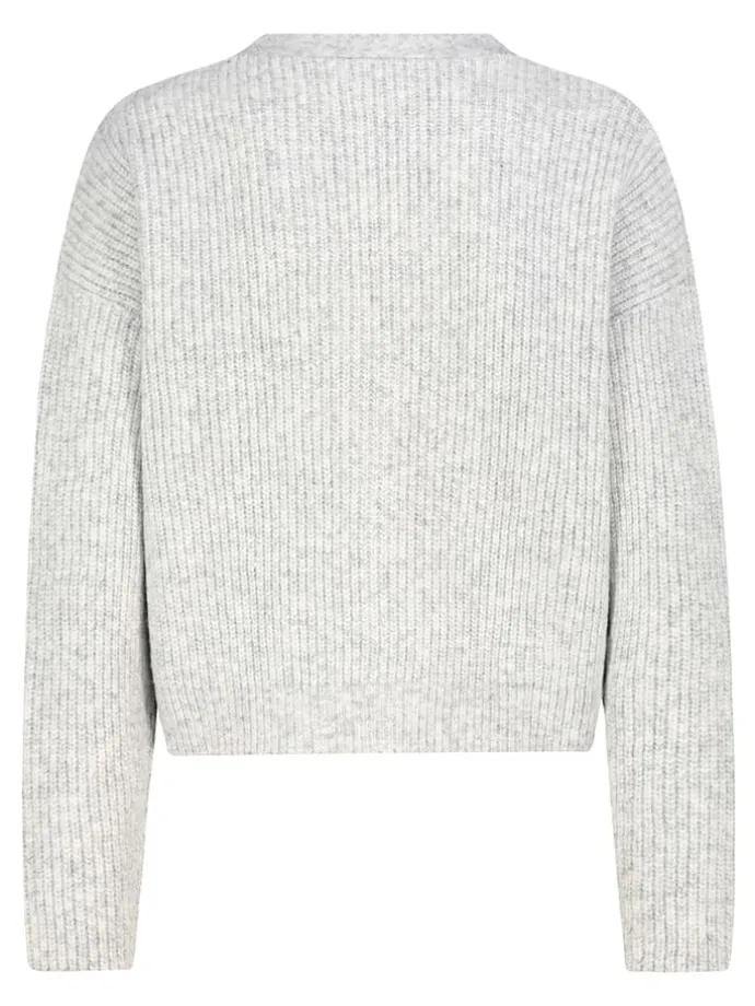 Cardigan in Hellgrau