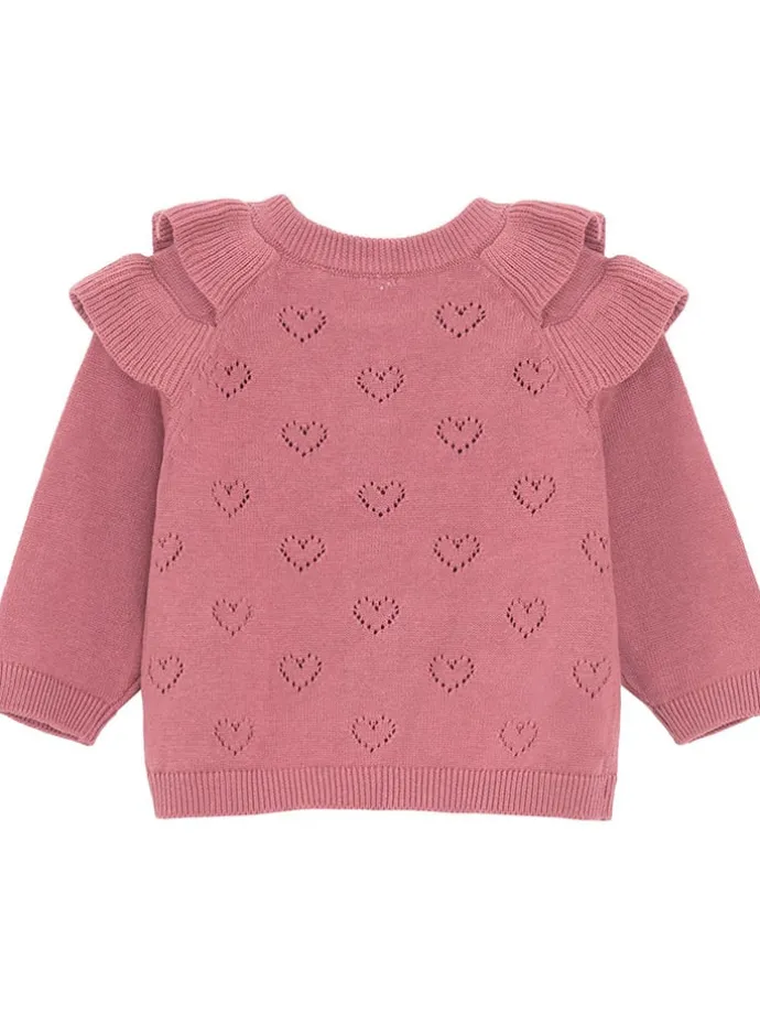 Cardigan in Pink