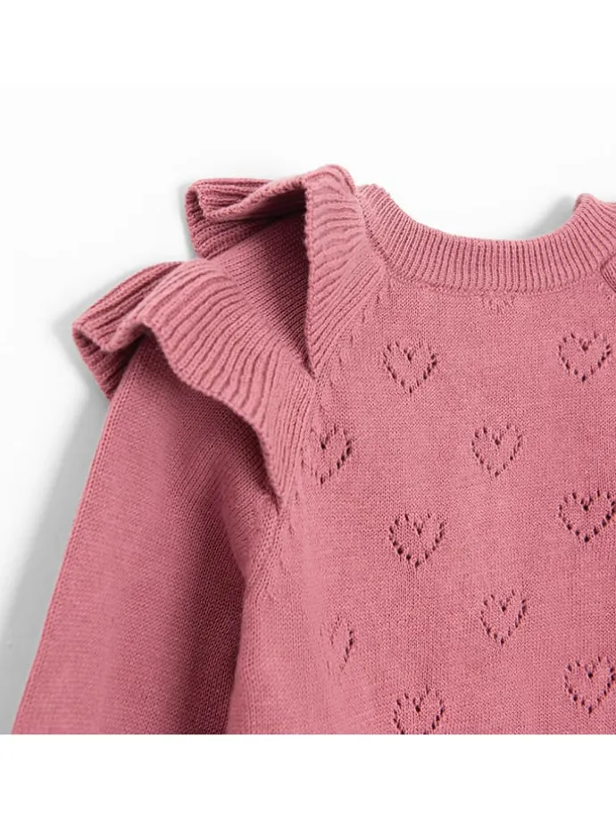 Cardigan in Pink