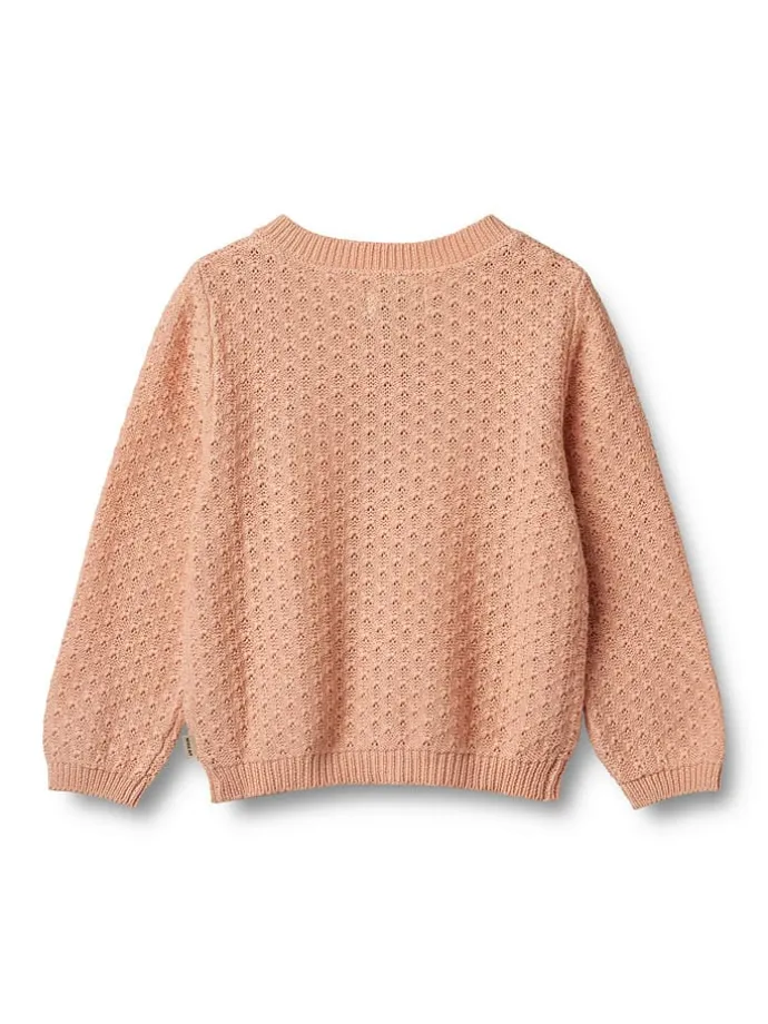 Cardigan "Magnella" in Apricot