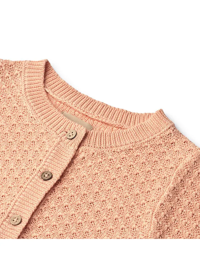 Cardigan "Magnella" in Apricot